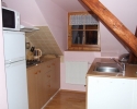 Kuchyňka apartmánu v podkroví | Ubytování Karlova Studánka